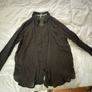 Free People Button Down Shirt